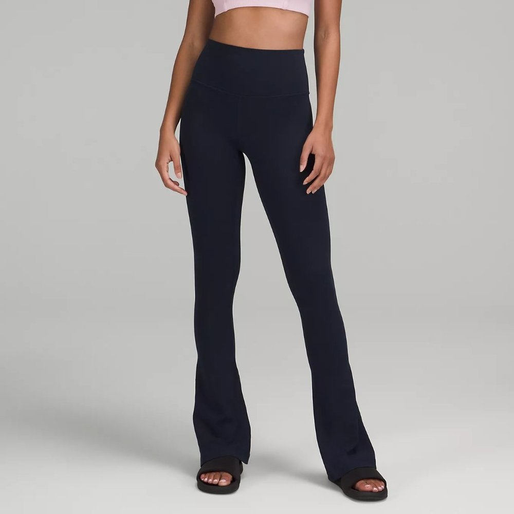 Lululemon Flare Leg Align High Rise Pant - Navy, Size 6